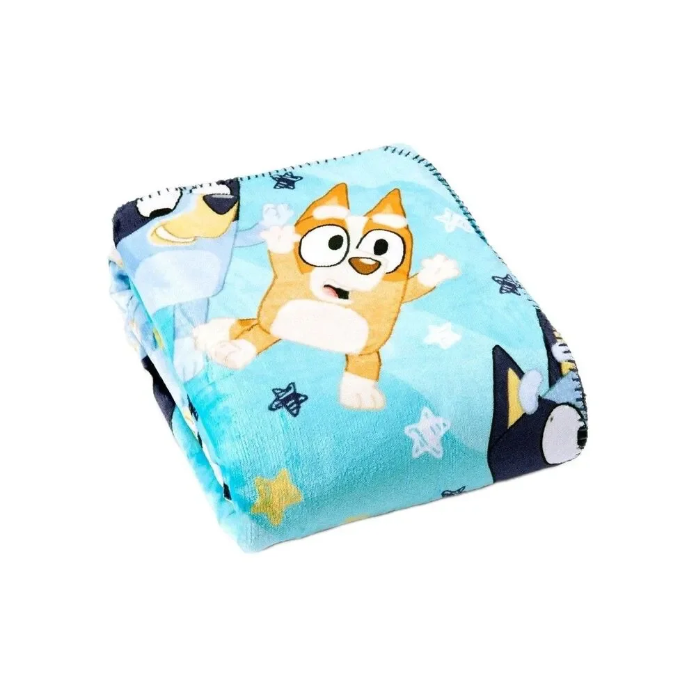 Bluey Cloud Throw With Faux Fur Reverse 50in. x 60in. NEW
